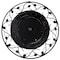 Quickway Imports Vintage Roman Numerical Wall Clock with Black Metal Leaf Design Frame, for Dining, Living Room QI004254 - alternate 4
